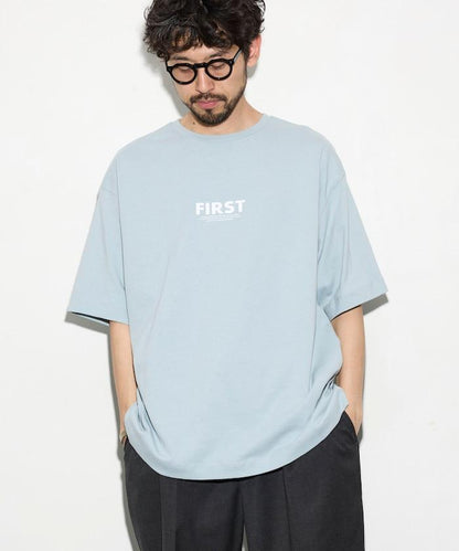 PRINT FRESH FIRST 6盎司 前LOGO印花 後背印花 圓領T恤