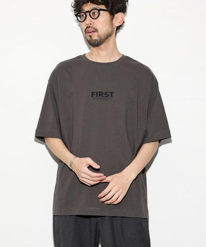 PRINT FRESH FIRST 6盎司 前LOGO印花 後背印花 圓領T恤
