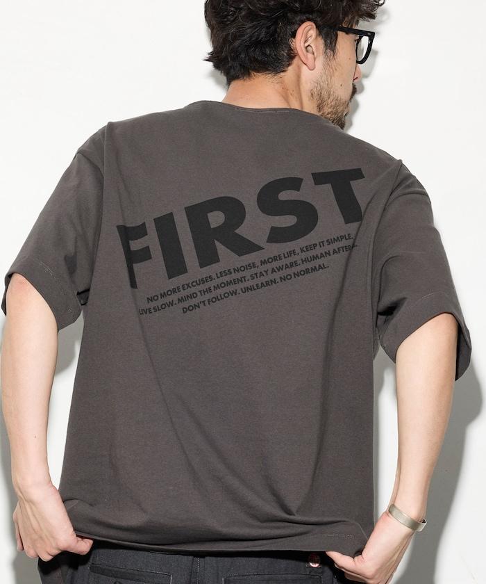 PRINT FRESH FIRST 6盎司 前LOGO印花 後背印花 圓領T恤