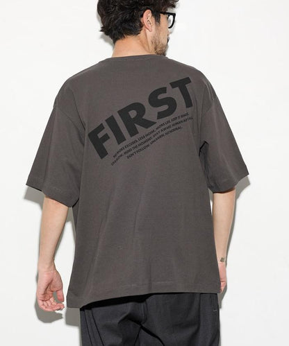 PRINT FRESH FIRST 6盎司 前LOGO印花 後背印花 圓領T恤