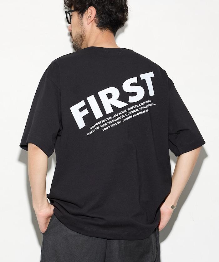 PRINT FRESH FIRST 6盎司 前LOGO印花 後背印花 圓領T恤