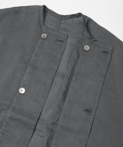 苧麻真絲寬鬆草木濃染夾克 MITTAN