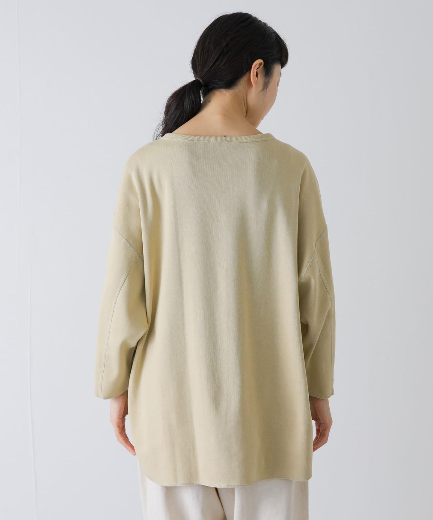 YLEVE COTTON RIB PULLOVER BIG 羅紋棉 寬鬆版 套頭上衣
