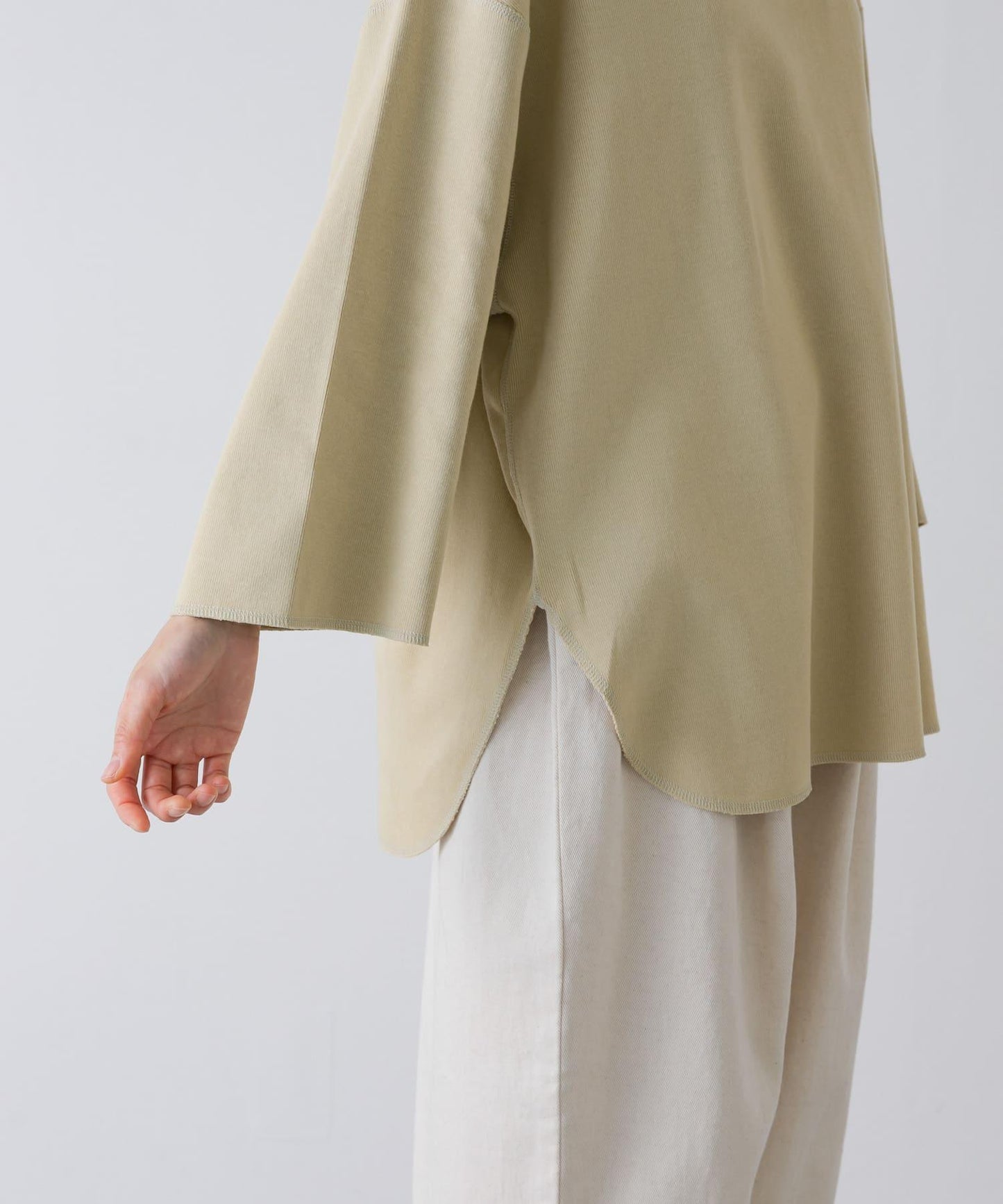 YLEVE COTTON RIB PULLOVER BIG 羅紋棉 寬鬆版 套頭上衣