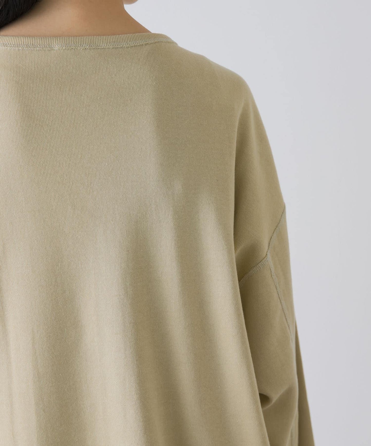 YLEVE COTTON RIB PULLOVER BIG 羅紋棉 寬鬆版 套頭上衣