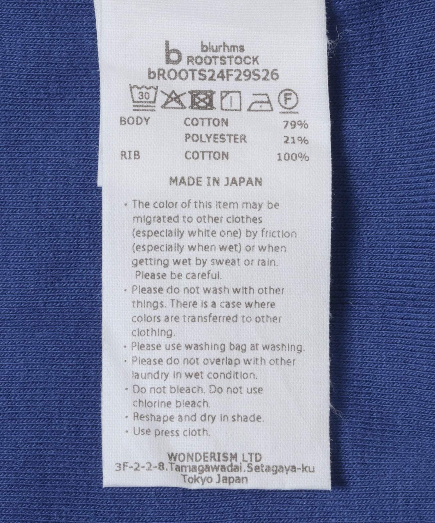 blurhmsROOTSTOCK THERMAL PULLOVER 套頭上衣