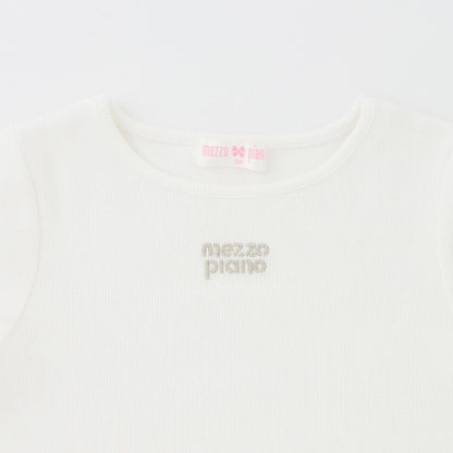 熱門商品補貨 直營店無售 蝴蝶結刺繡 束胸上衣+長袖T恤 套裝