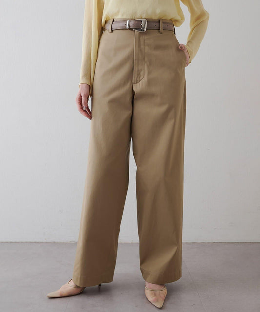 [Drawing Numbers] 純色斜紋棉長褲