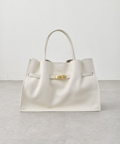 意大利雙面壓紋真皮托特包 L