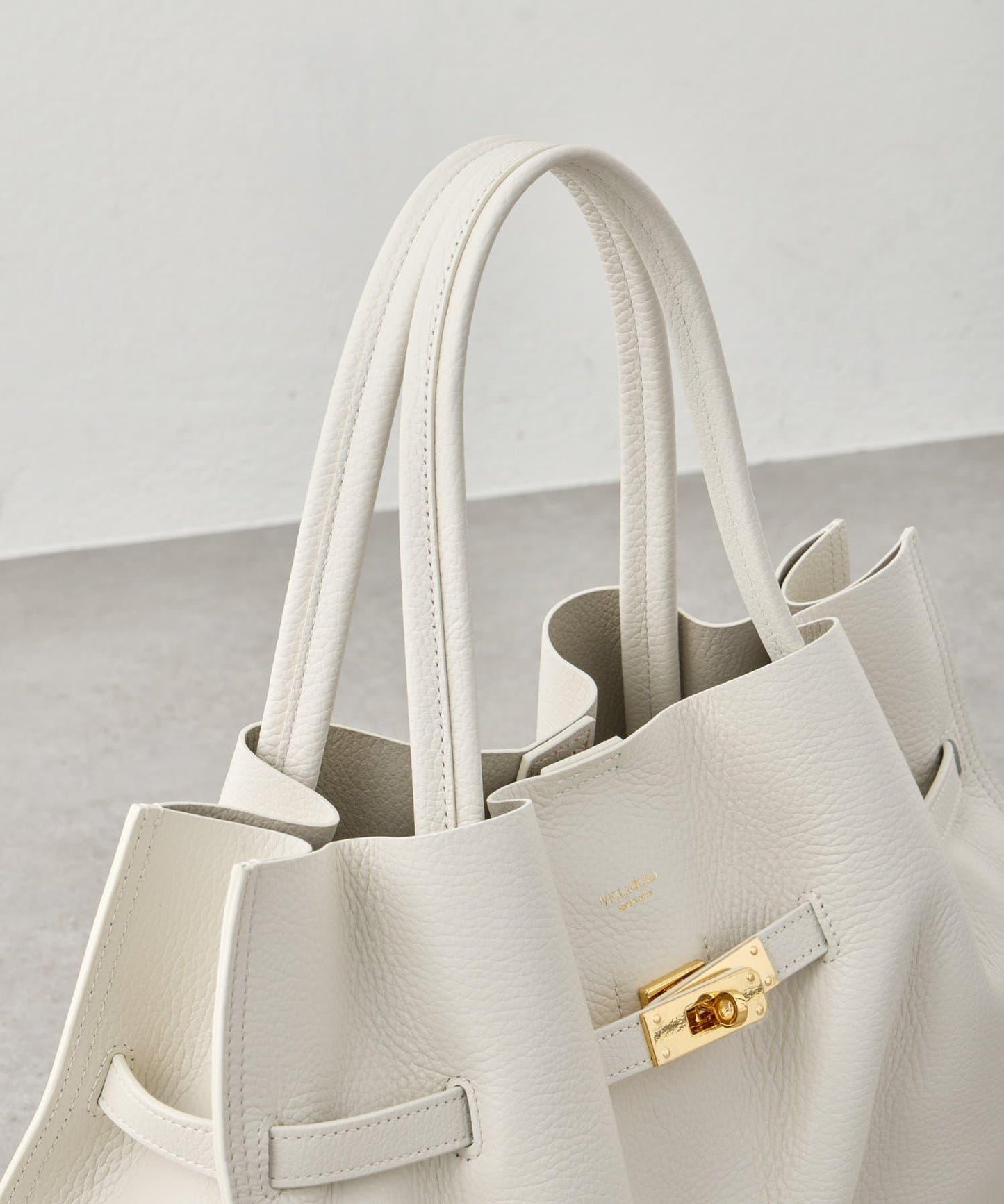 意大利雙面壓紋真皮托特包 L