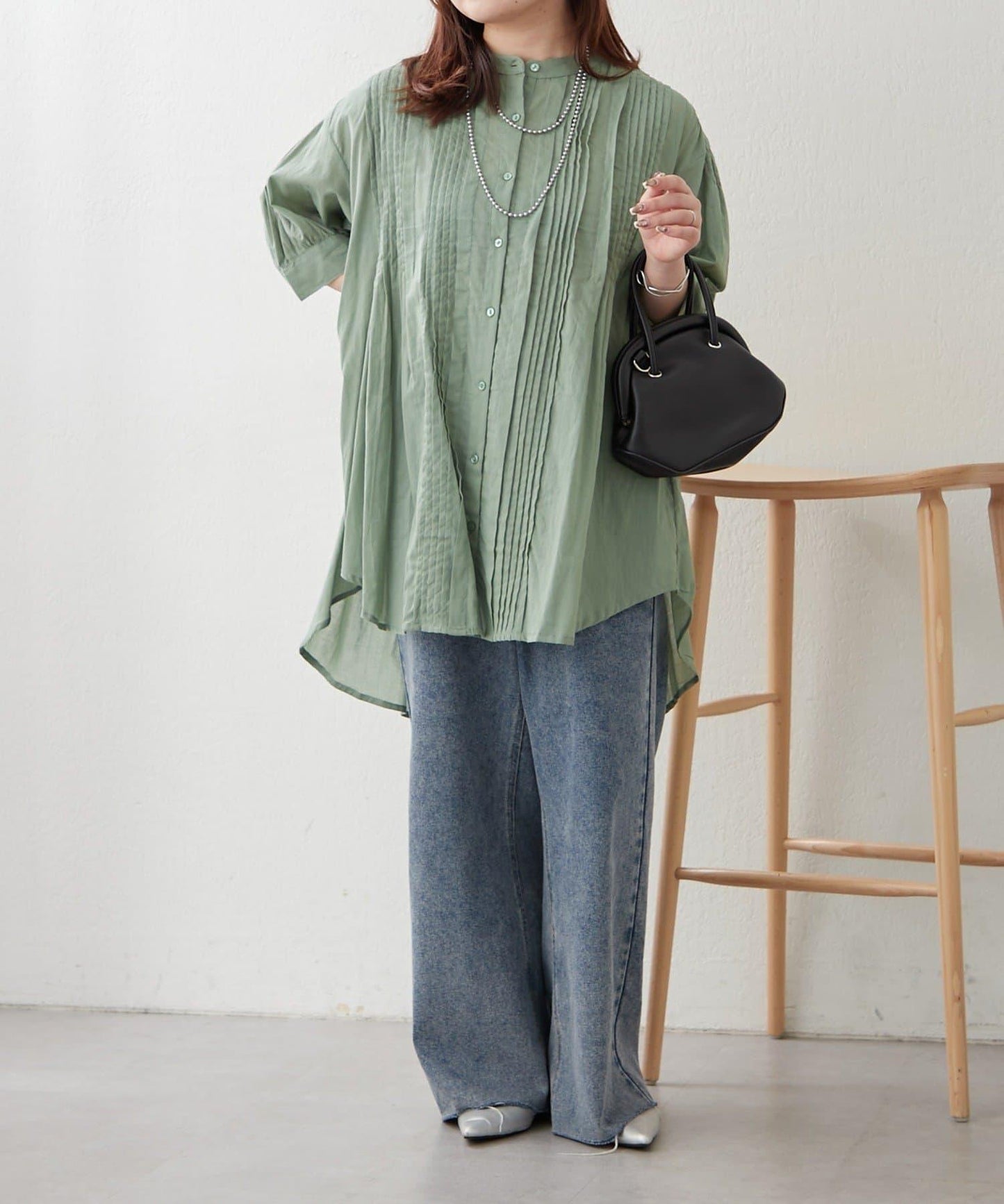 NAO 立褶設計襯衫