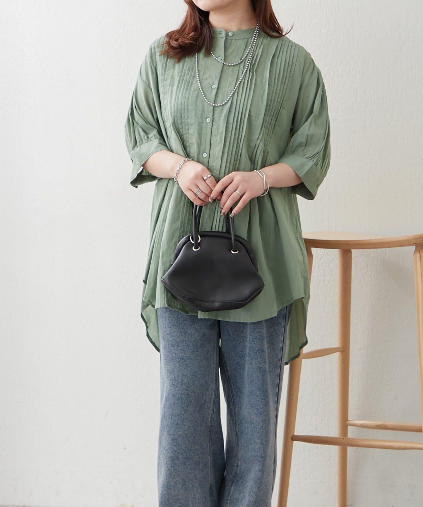 NAO 立褶設計襯衫