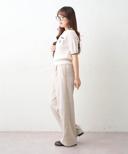 U.S.POLOASSN. 麻花紋口袋設計針織套頭衫