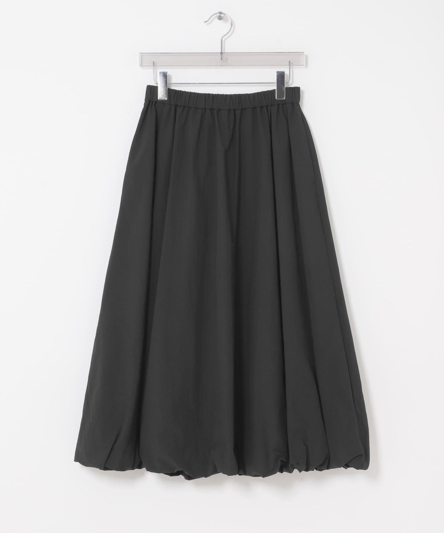 氣球廓形褶皺半身裙