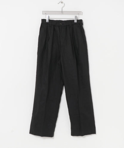 LINEN WIDE EASY PANTS