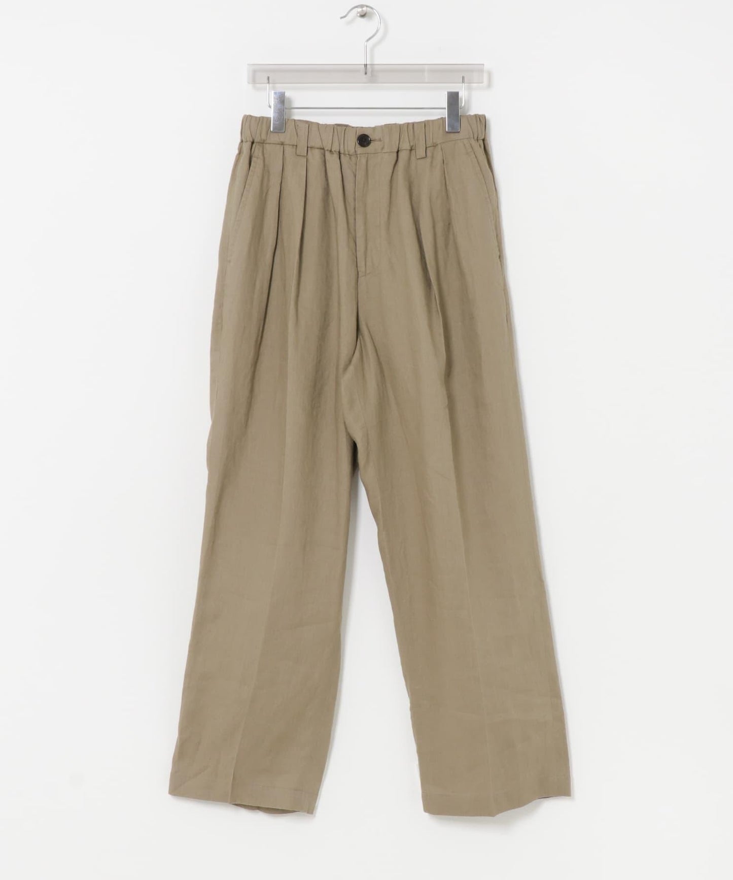 LINEN WIDE EASY PANTS
