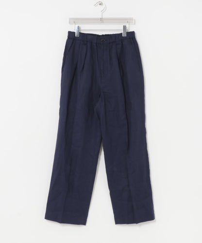 LINEN WIDE EASY PANTS