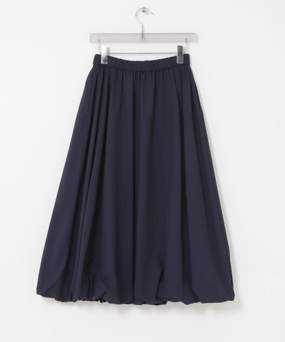 氣球廓形褶皺半身裙