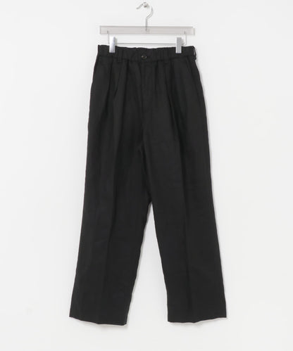 LINEN WIDE EASY PANTS