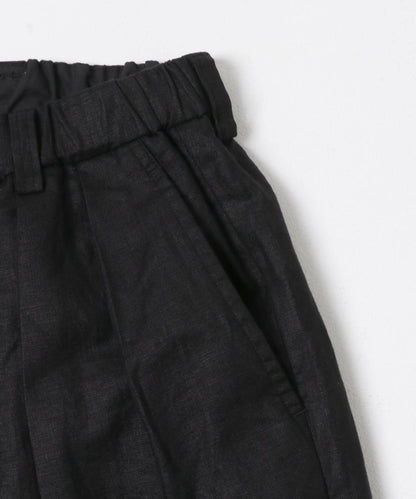 LINEN WIDE EASY PANTS