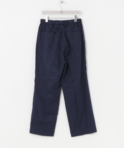LINEN WIDE EASY PANTS