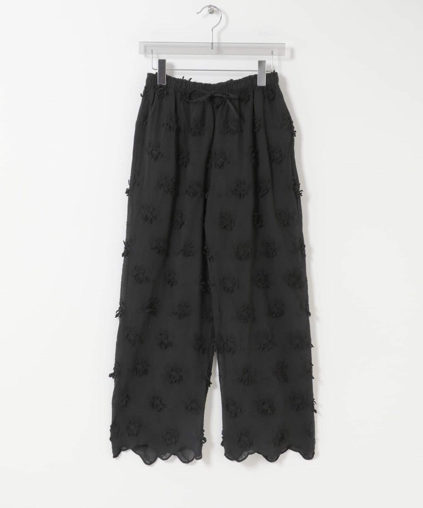 crinkle crinkle crinkle 3D EMBROIDERY EASY PANTS 休閒褲