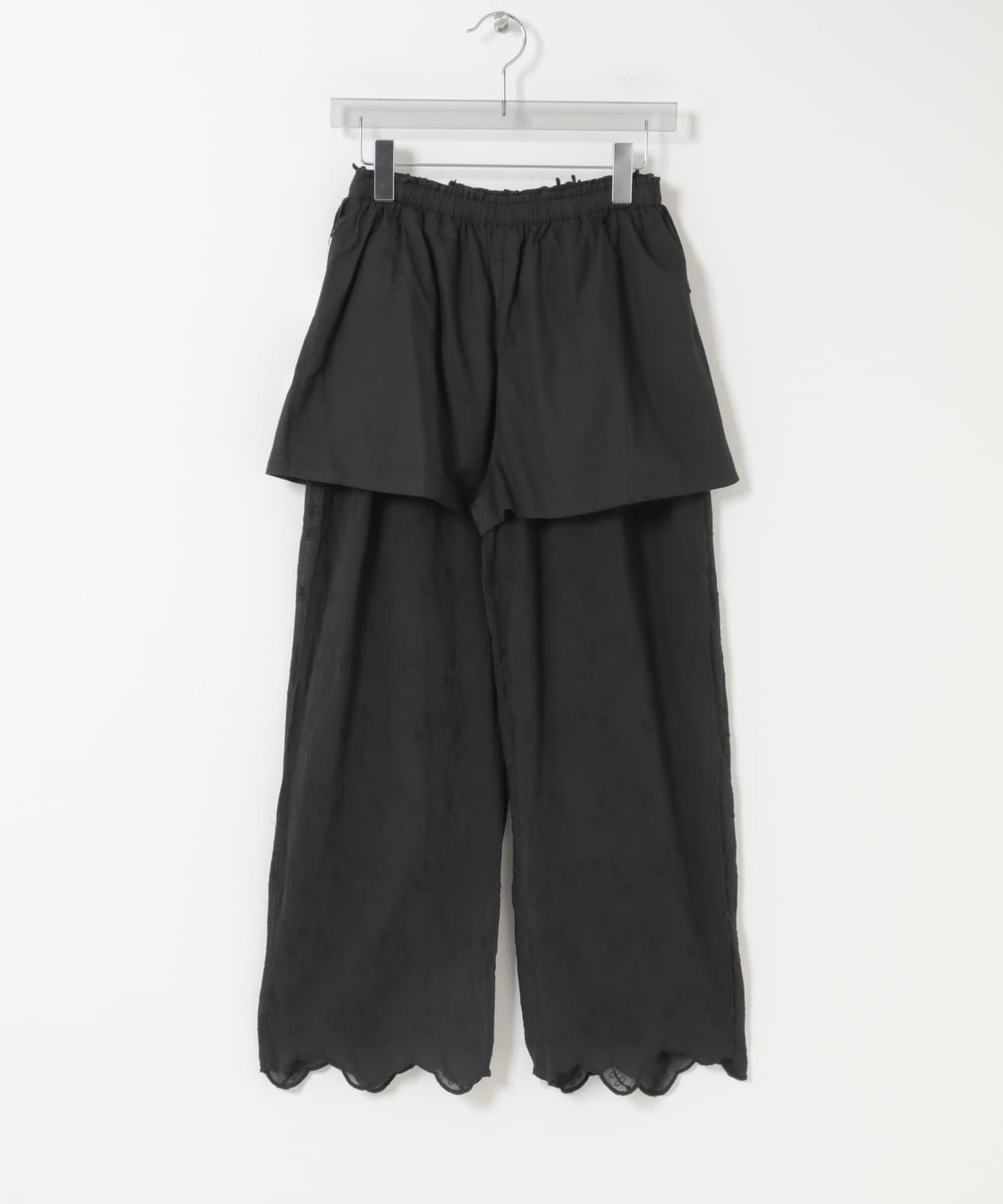 crinkle crinkle crinkle 3D EMBROIDERY EASY PANTS 休閒褲