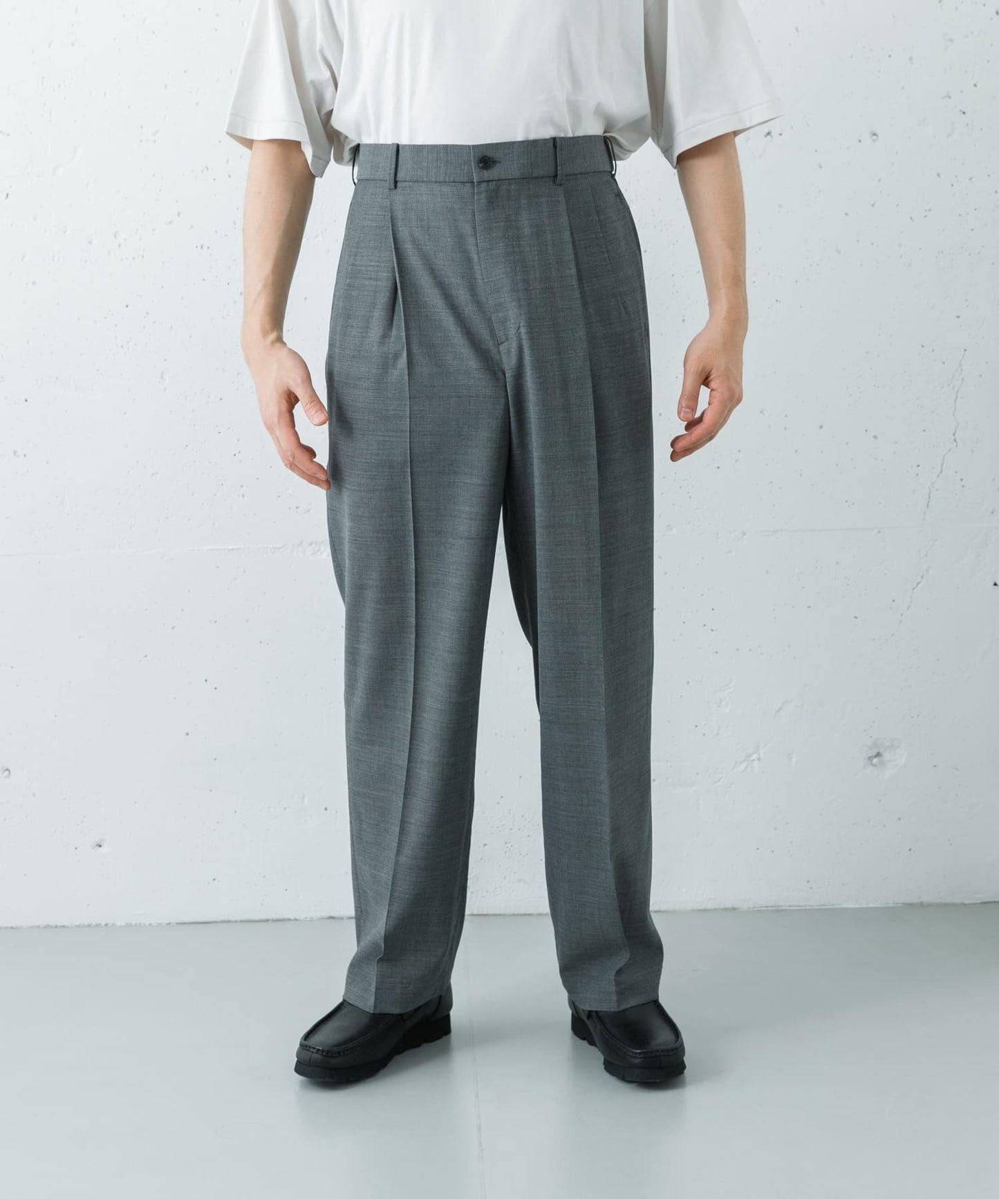 ATON WOOL GAUZE EASY PANTS 休閒褲