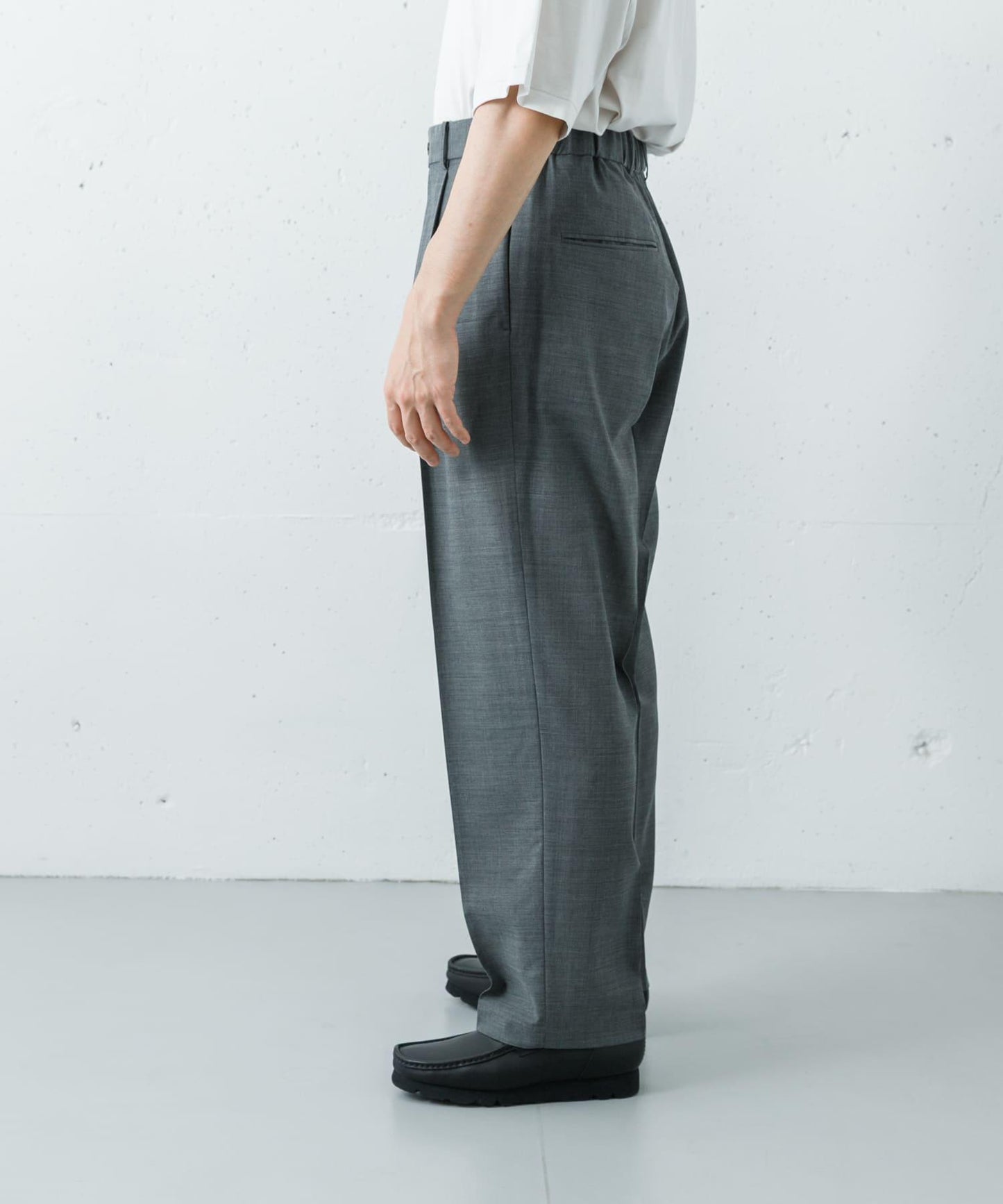 ATON WOOL GAUZE EASY PANTS 休閒褲