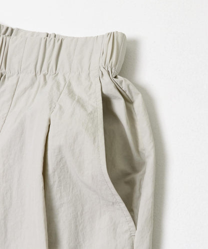 UR TECH 抽褶寬鬆 彈力面料 闊腿褲