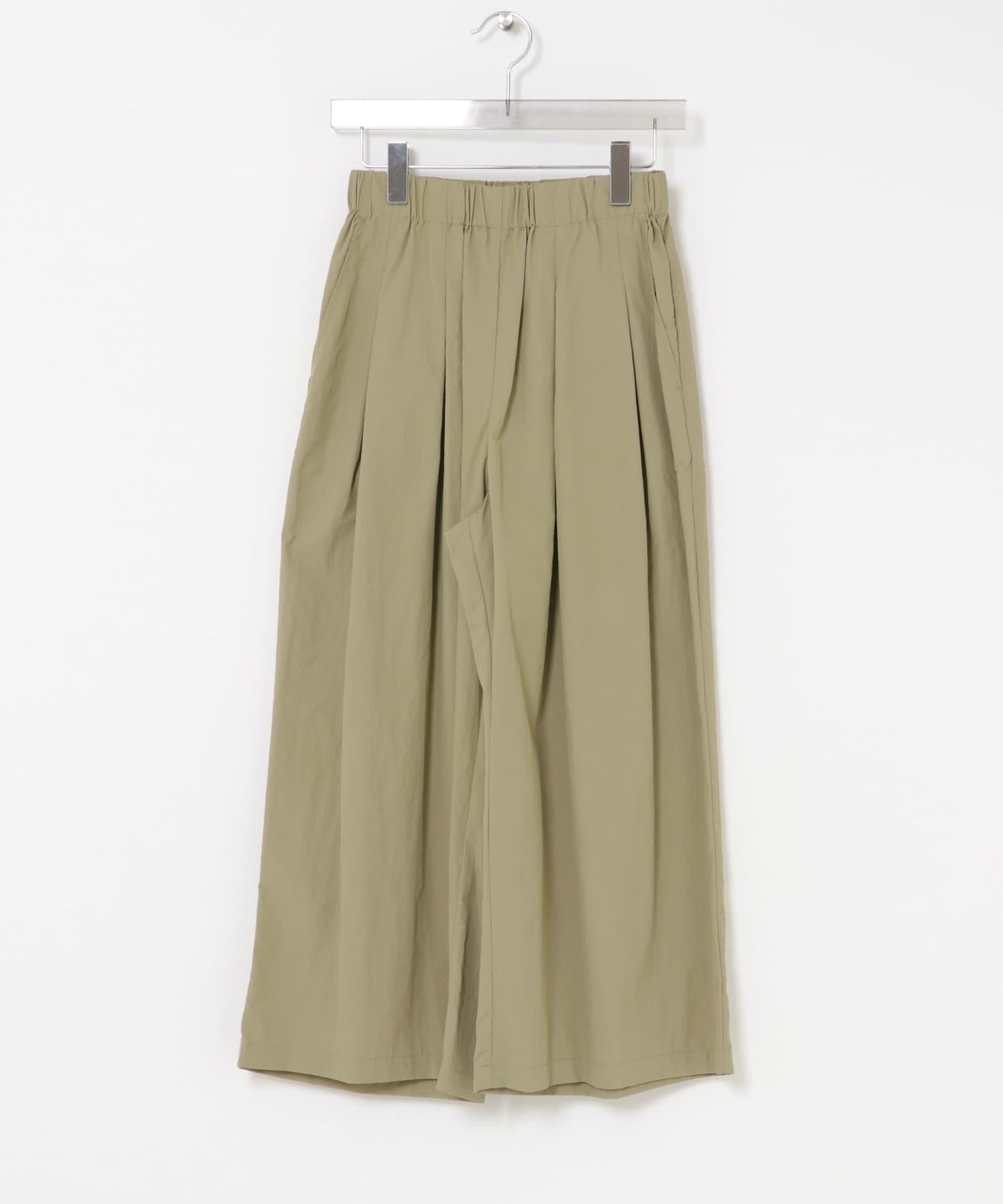 UR TECH 抽褶寬鬆 彈力面料 闊腿褲