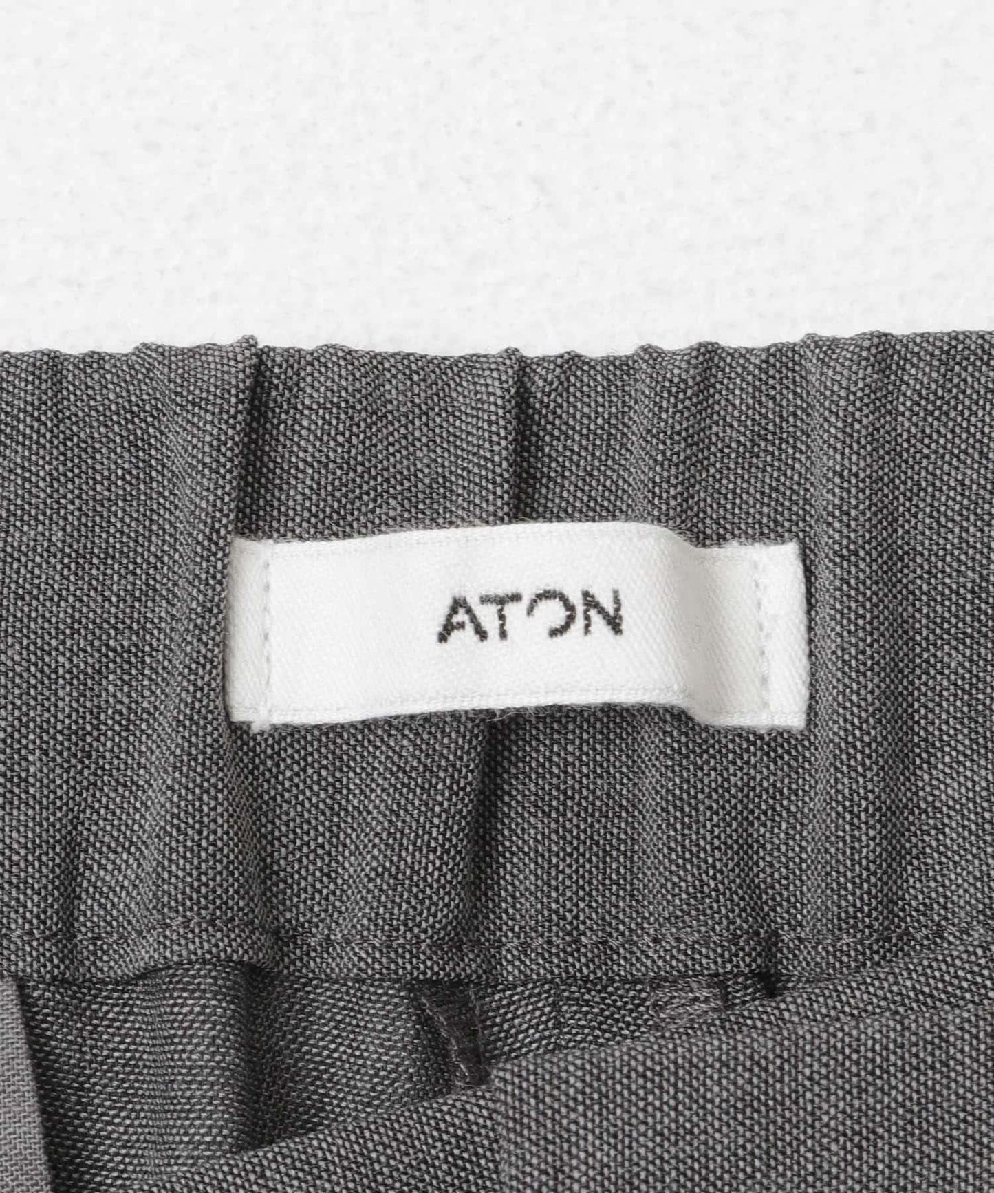 ATON WOOL GAUZE EASY PANTS 休閒褲