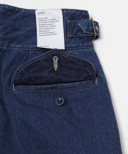 牛仔面料 CIOTA DENIM GURKHA PANTS 褲子
