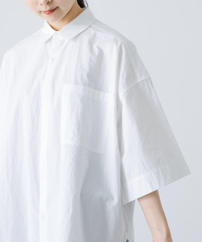 寬鬆短袖襯衫