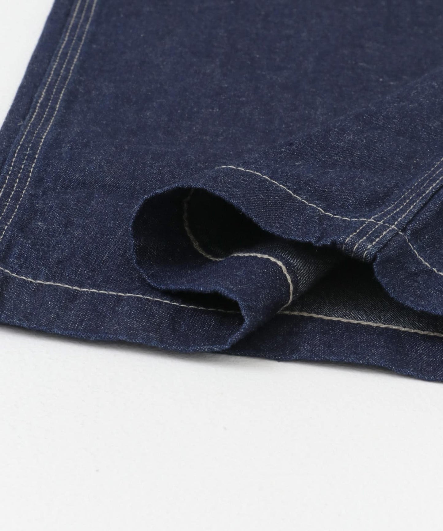 棉麻牛仔工裝褲