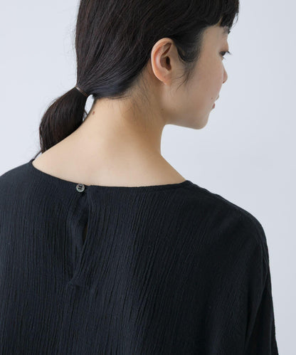 棉質褶皺抽褶設計襯衫