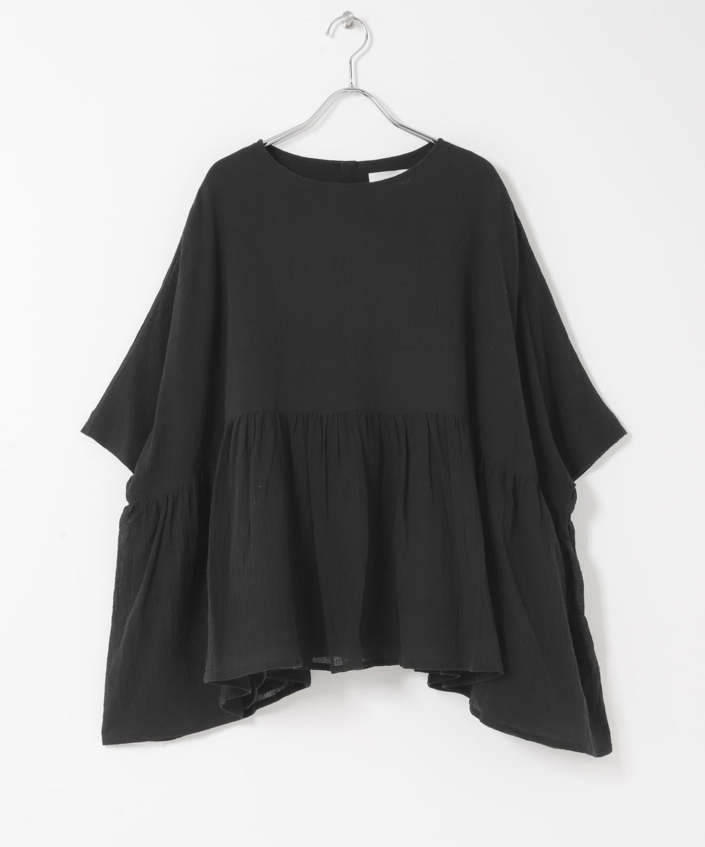 棉質褶皺抽褶設計襯衫