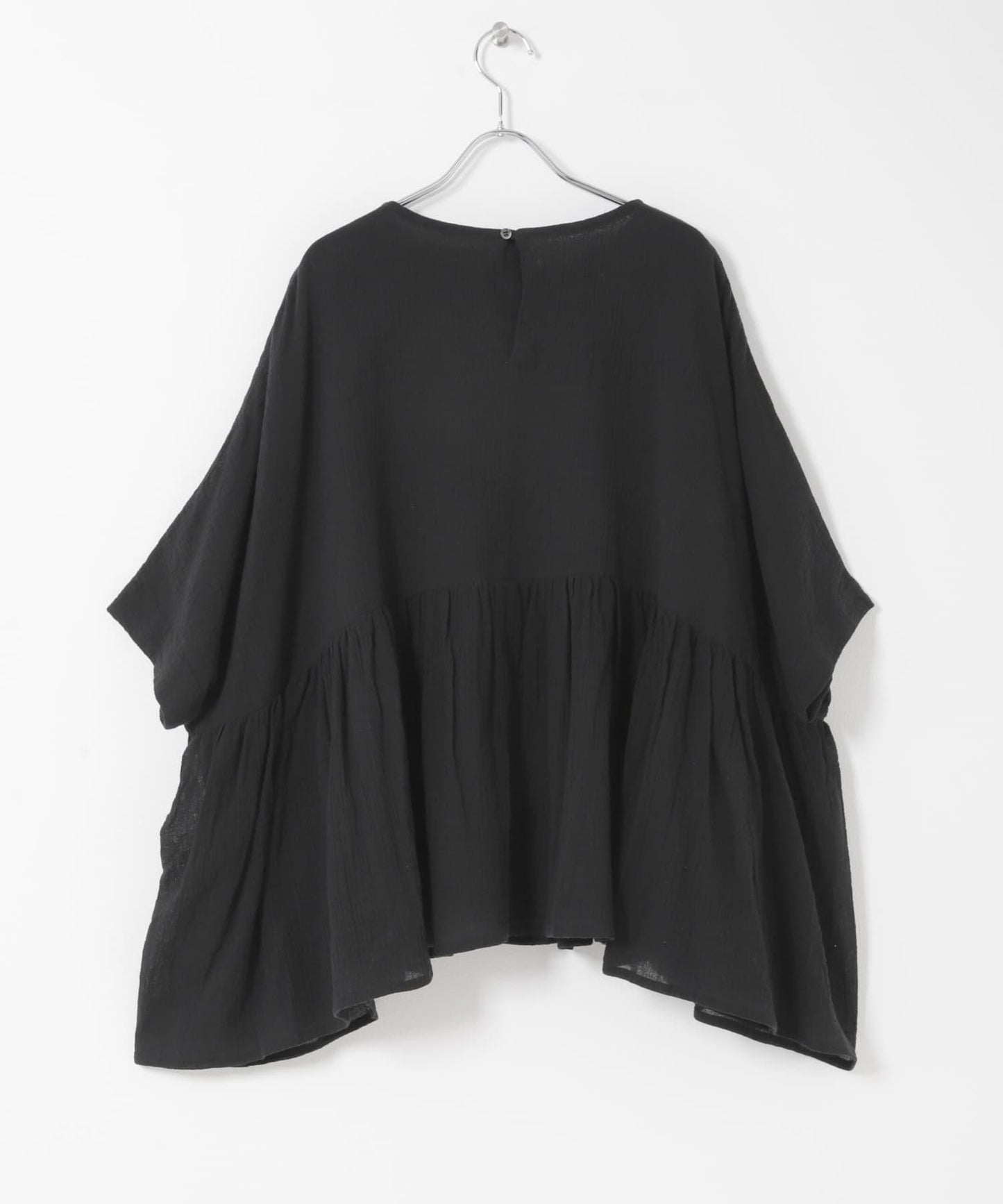 棉質褶皺抽褶設計襯衫