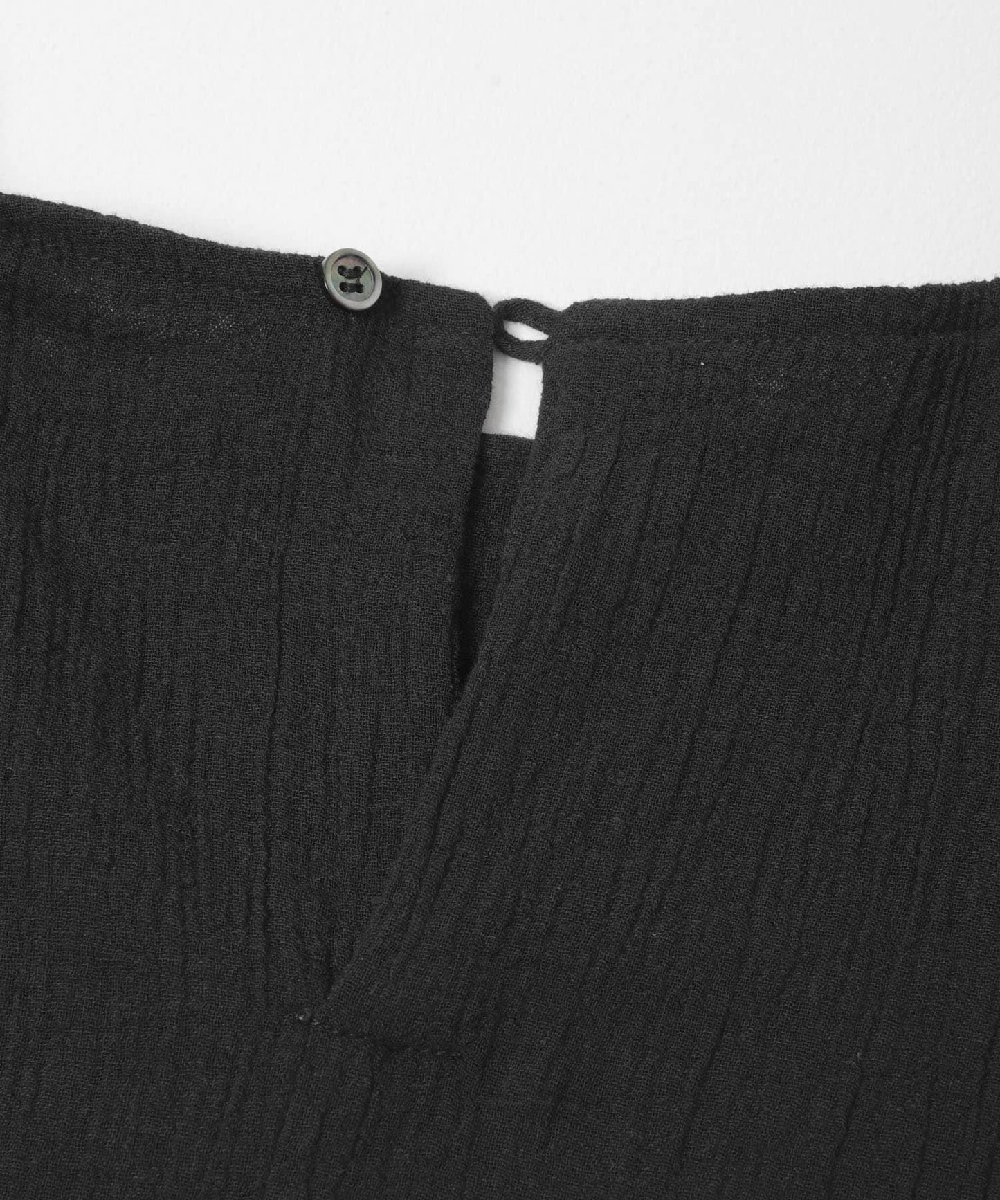 棉質褶皺抽褶設計襯衫