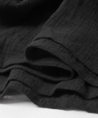 棉質褶皺抽褶設計襯衫