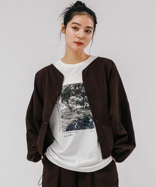 照片印花短袖T恤