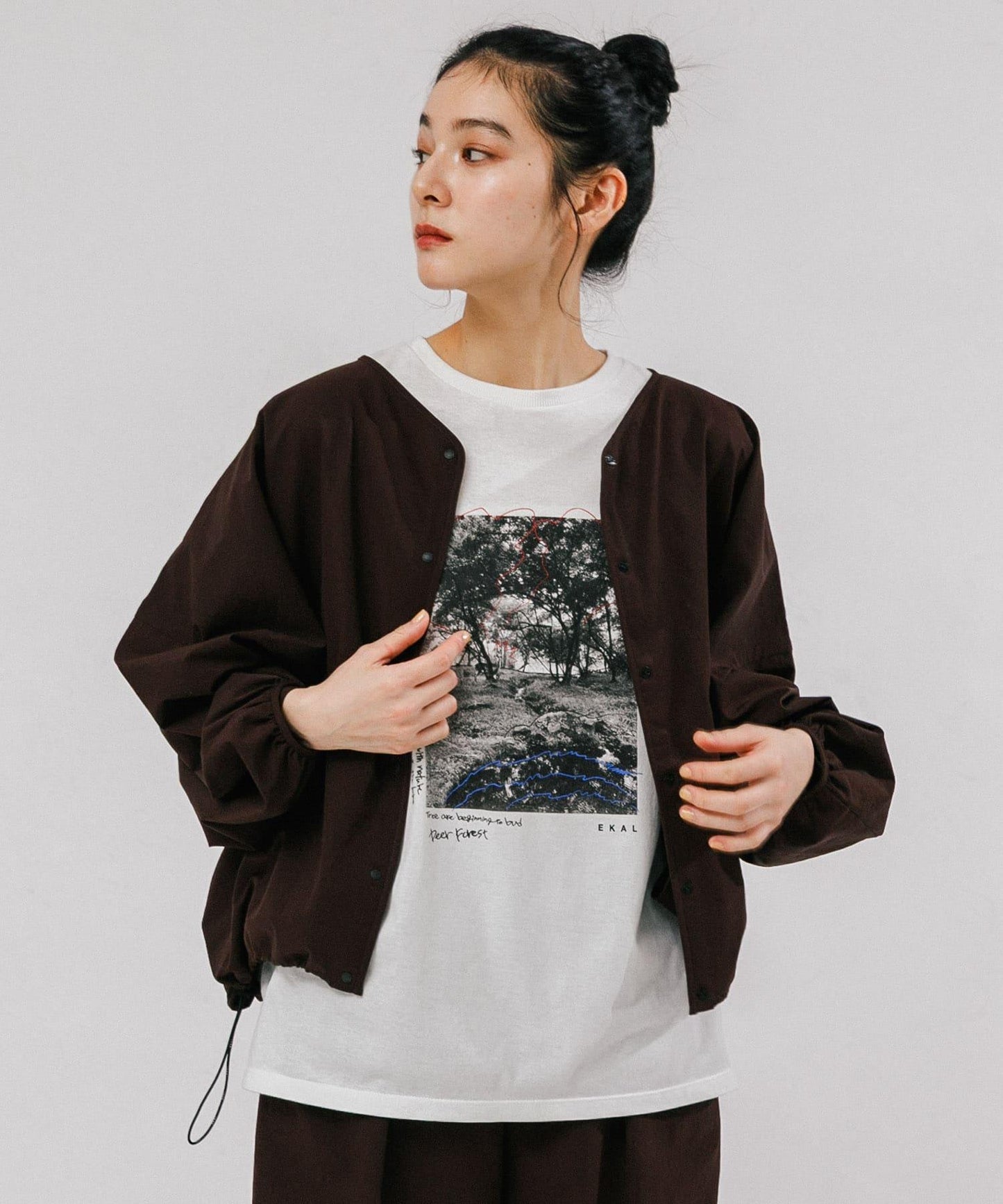 照片印花短袖T恤