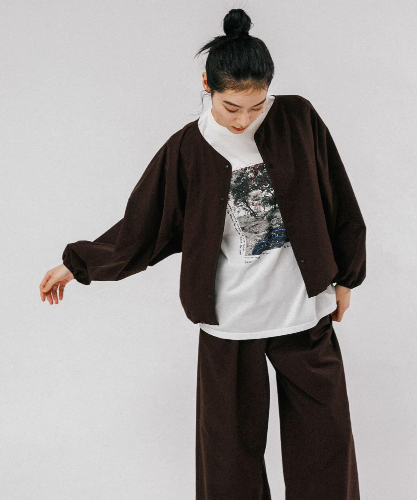 照片印花短袖T恤