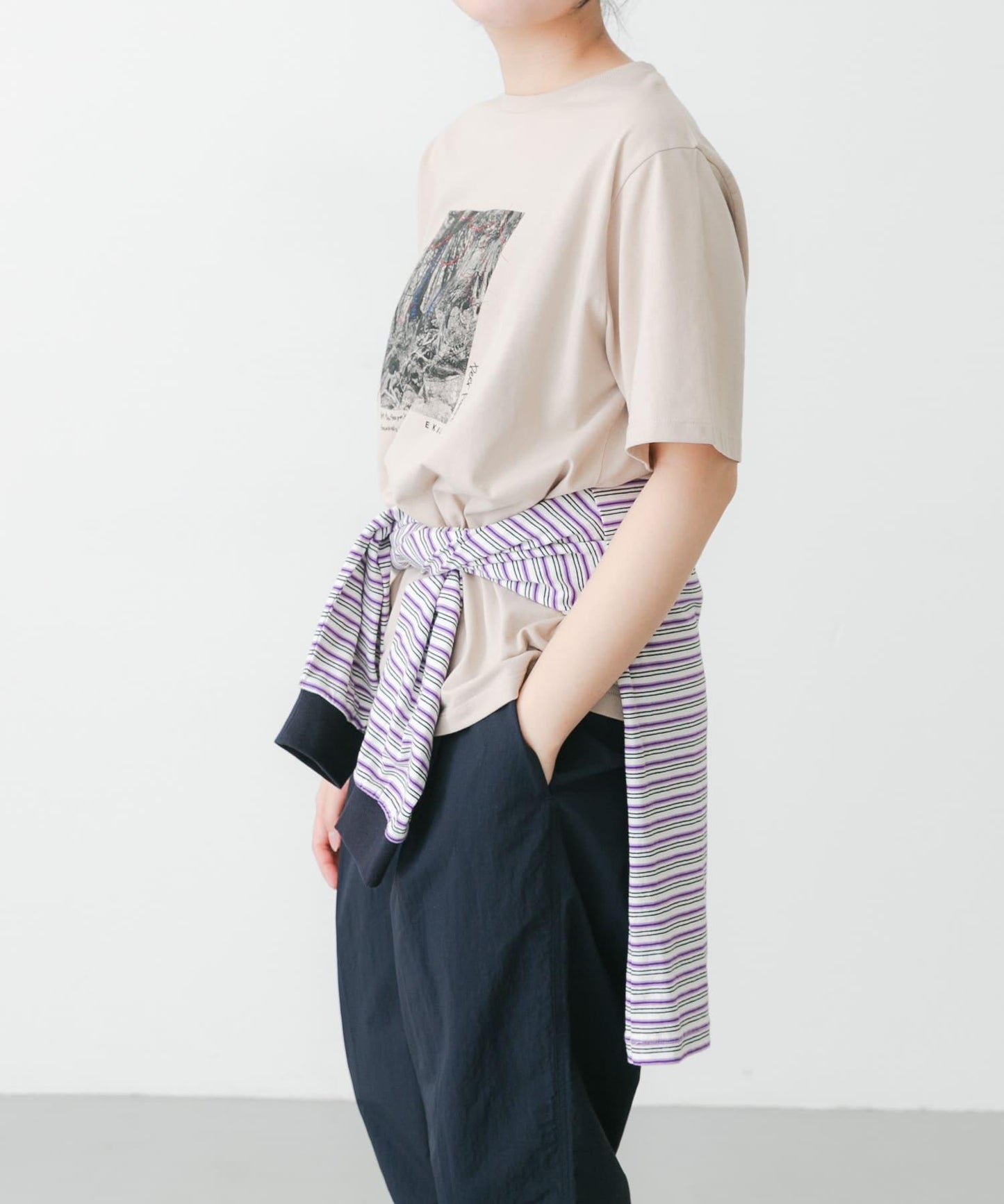 照片印花短袖T恤