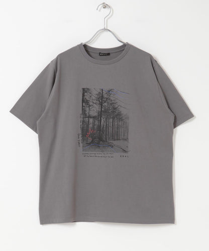 照片印花短袖T恤