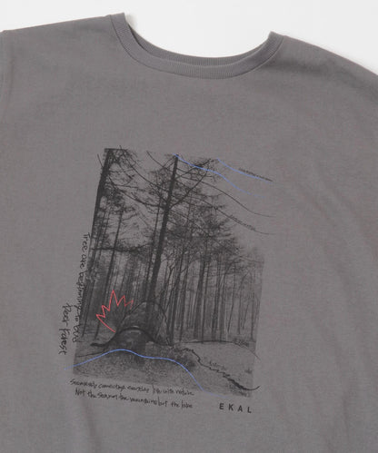 照片印花短袖T恤