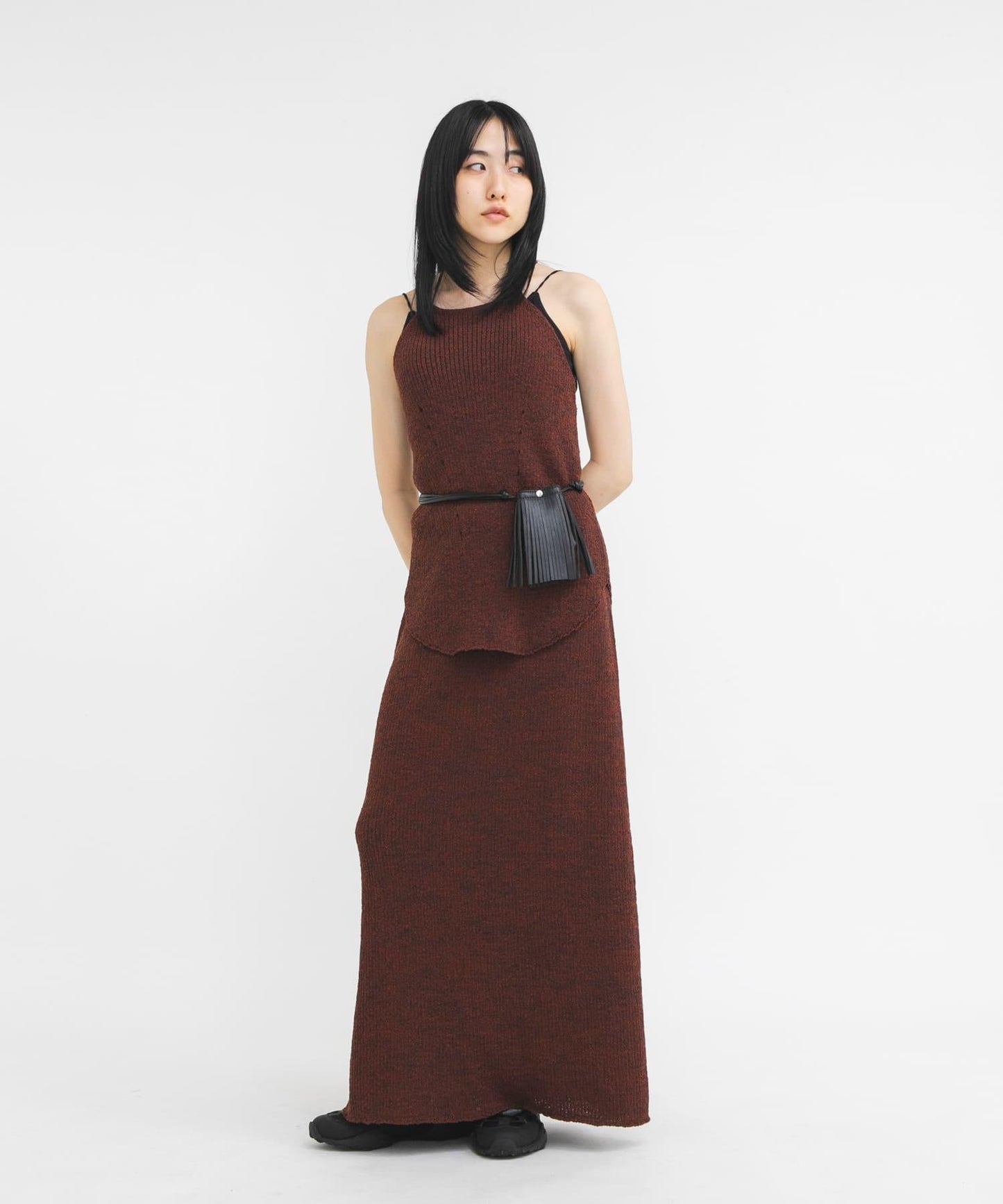 剪裁設計網面運動鞋