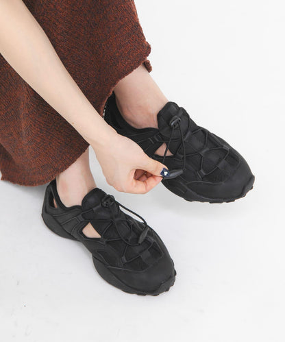 剪裁設計網面運動鞋