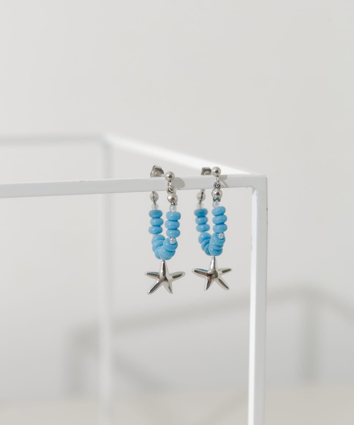 不鏽鋼裝飾珠耳環