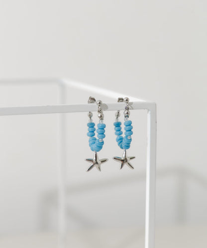 不鏽鋼裝飾珠耳環